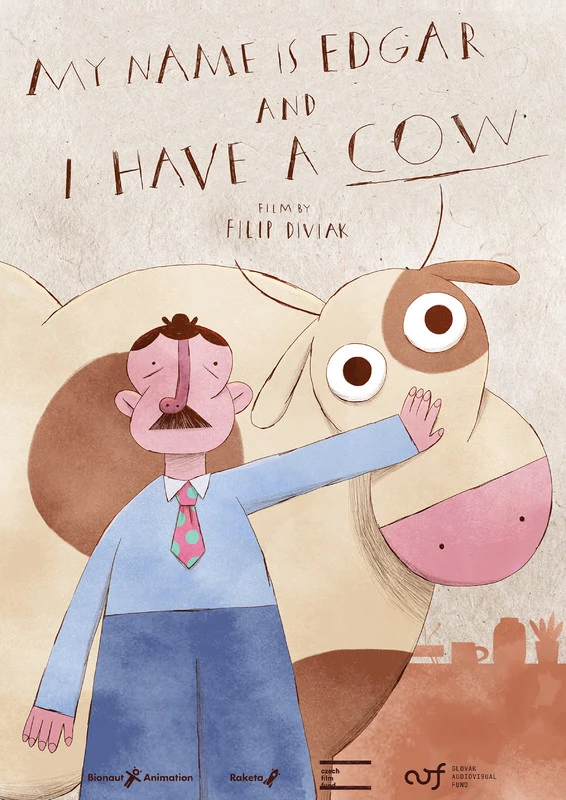 My name is Edgar and I have a cow poster