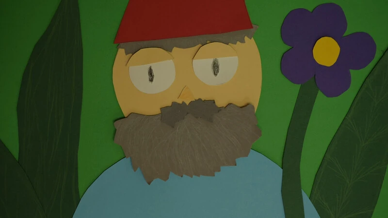 A terribly boring grandmother and a terribly dangerous tree poster