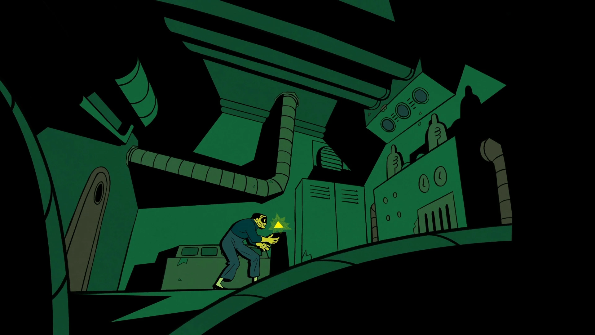 The yellow triangle still 2