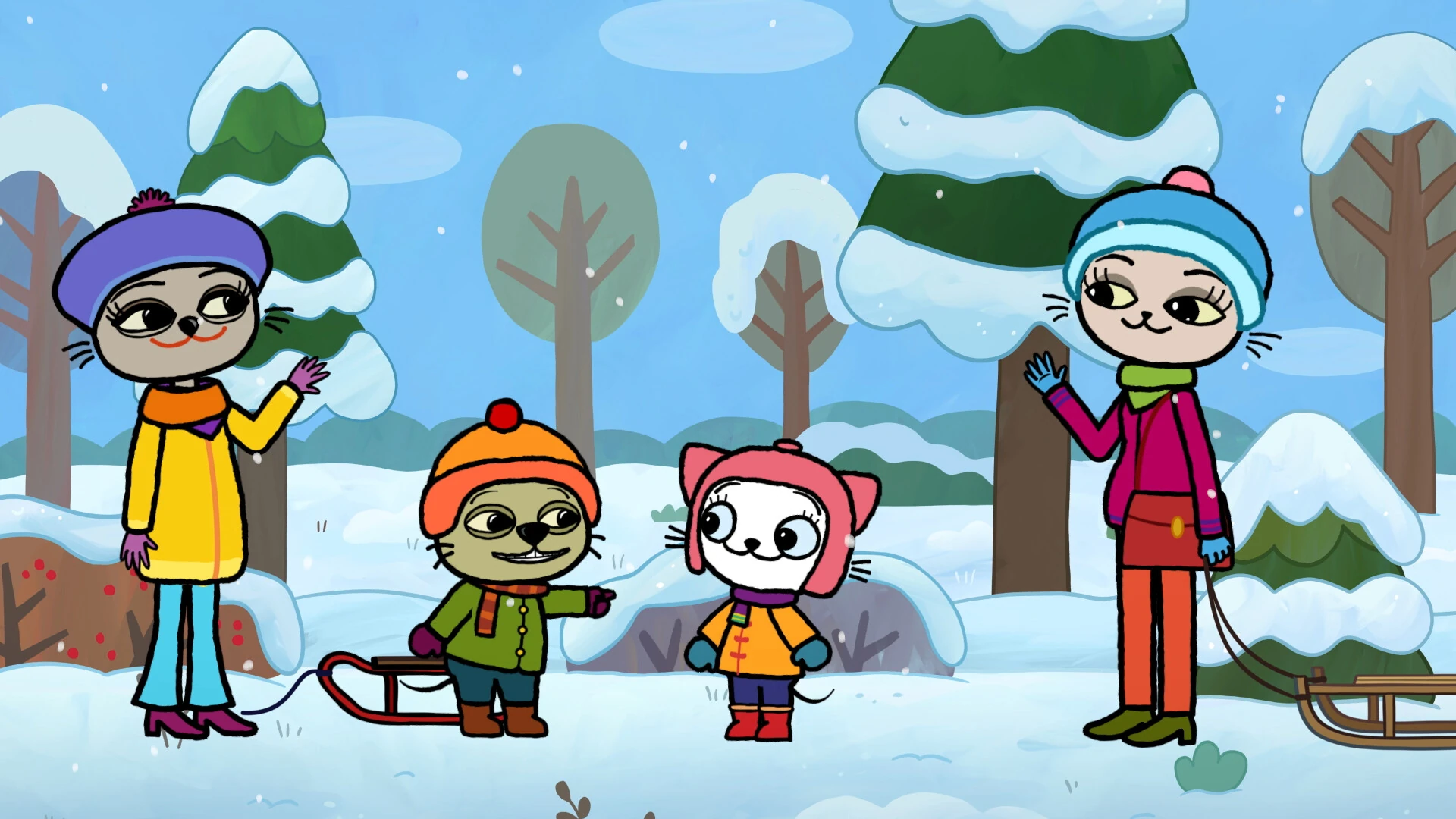 Kitty Kotty in Winter still 3