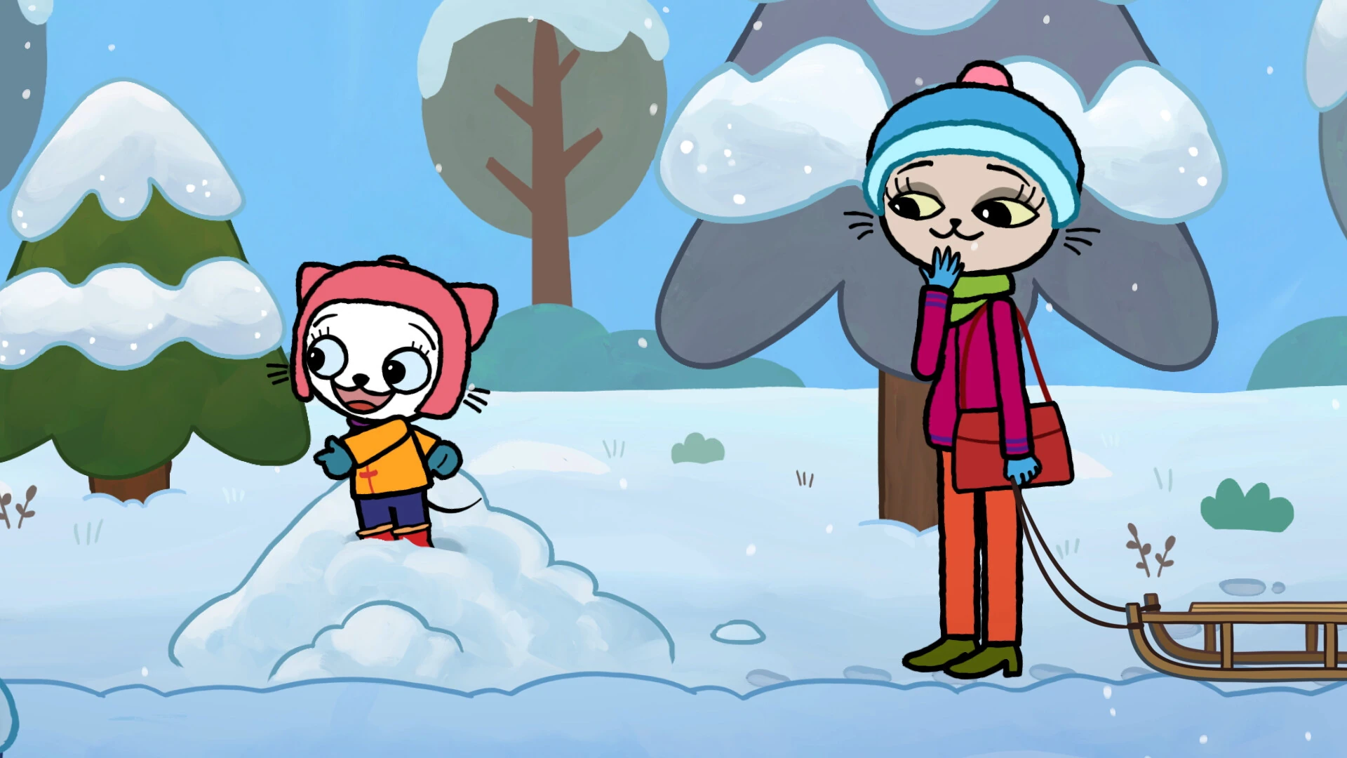 Kitty Kotty in Winter still 4