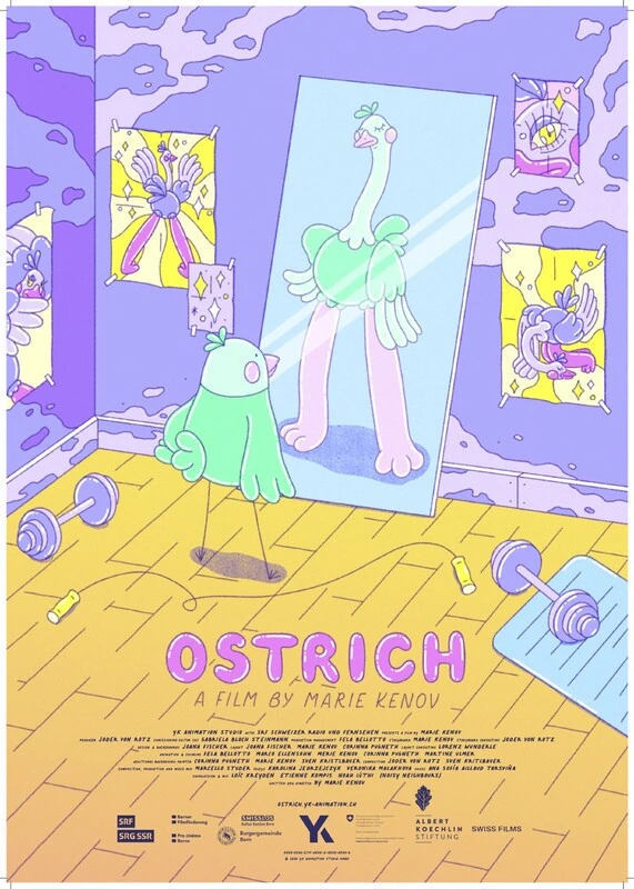 Ostrich poster