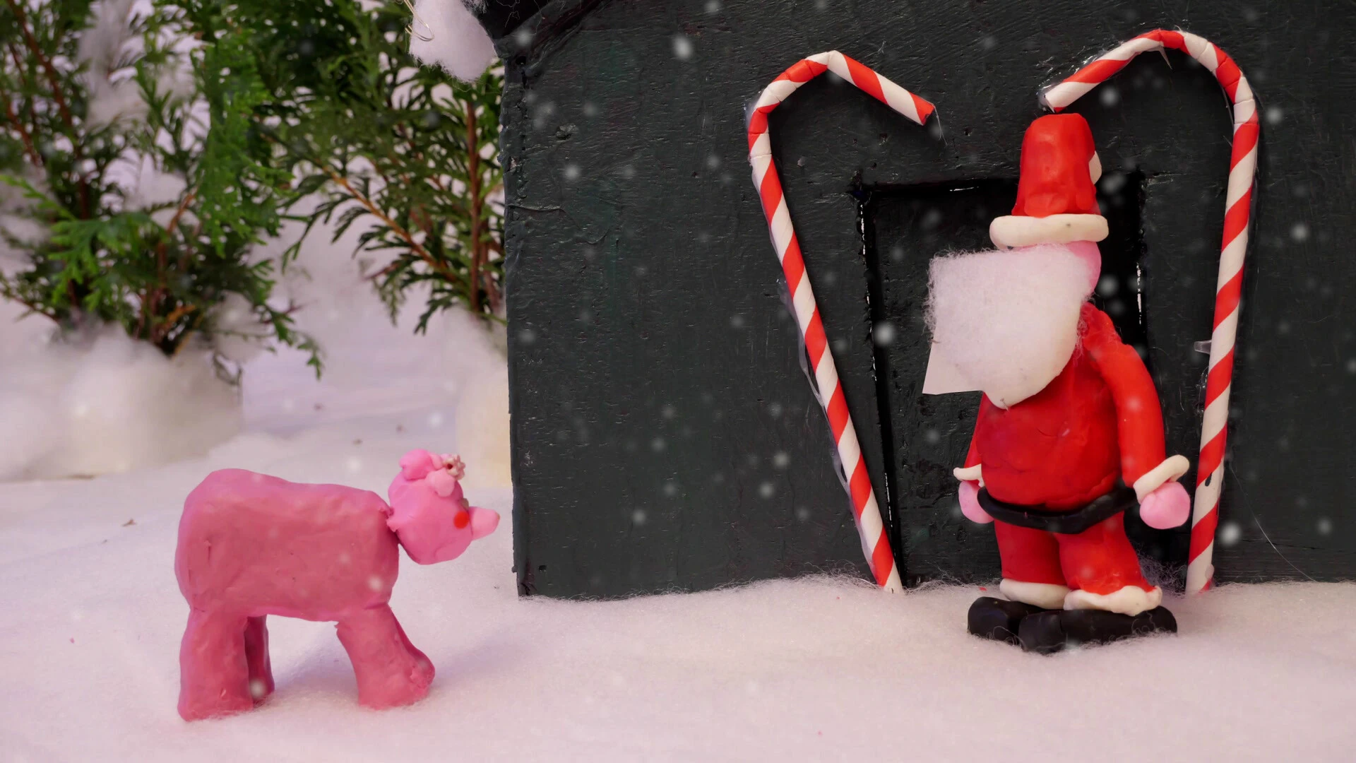 Pink Christmas still 3