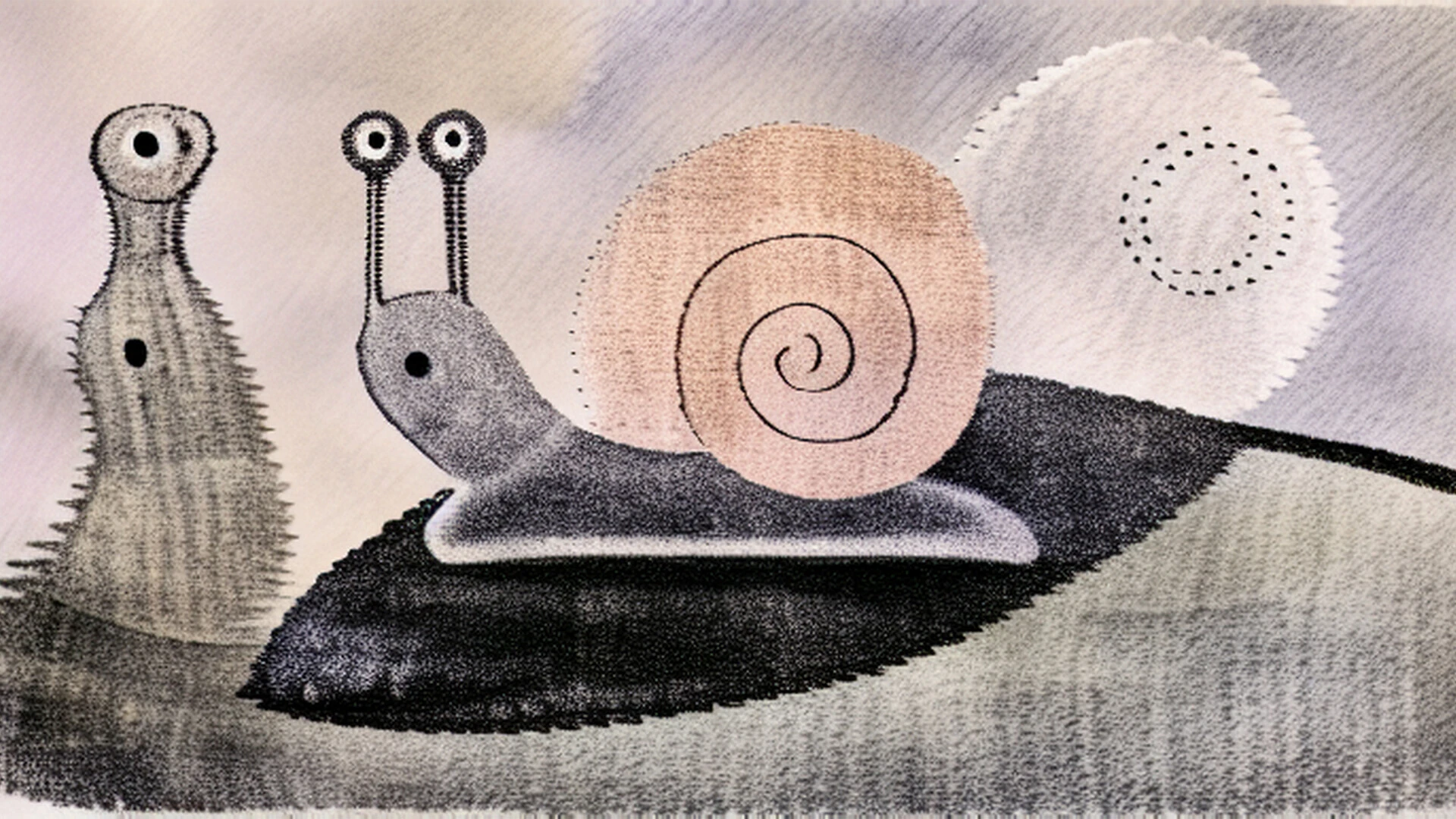 Reflection of a Snail still 1